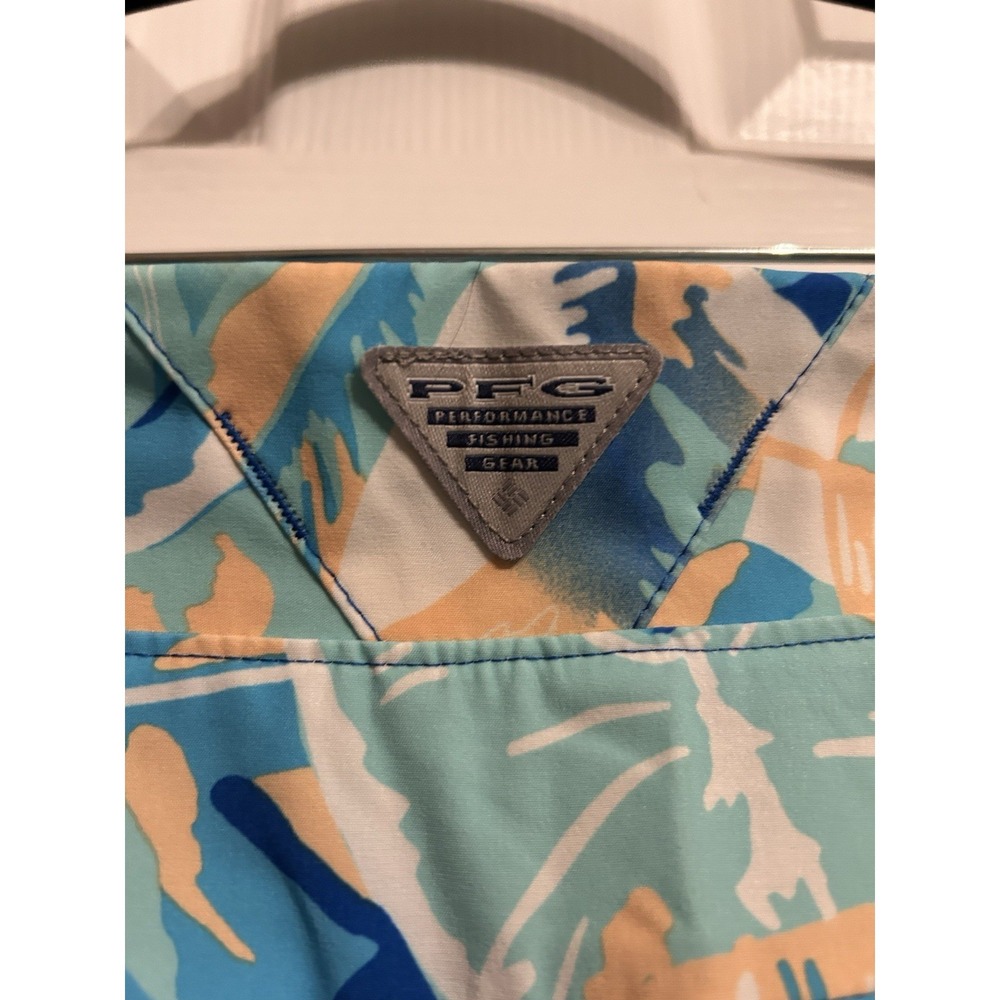 Columbia PFG Tidal II Shorts Womens XL Omni Fishing Tropical Boating UPF 50 Blue - Picture 5 of 7